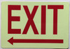 Glow-In-the-Dark Aluminium Safety Sign