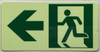 Glow-In-the-Dark Aluminium Fire Deparment Sign