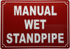 Manual wet standpipe Manual wet standpipe