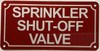 SPRINKLER SHUT-OFF VALVE SPRINKLER SHUT-OFF VALVE