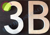 Apartment Number 3B/Mailbox Number, Door Number. Fire Deparment Sign