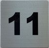 Apartment number 11 Safety Sign