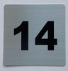 Apartment number 14 Sign