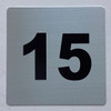 Apartment number 15 Sign