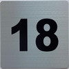 Apartment number 18 Hotel Sign