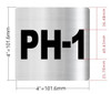 Apartment number PH-1 Hotel Sign