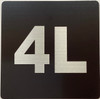 Apartment number 4L