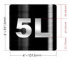 Signage Apartment number 5L