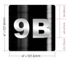 Signage Apartment number 9B
