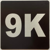 Sign Apartment number 9K