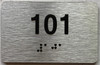 HOTEL ADA APARTMENT NUMBER 101 SIGN