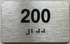 HOTEL ADA APARTMENT NUMBER 200 SIGN