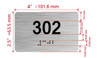 HOTEL DIRECTIONAL SIGN APARTMENT NUMBER 302