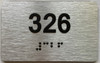 ADA APARTMENT NUMBER 326 SIGN