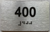ADA APARTMENT NUMBER 400 SIGN