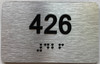 TACTILE HOTEL APARTMENT NUMBER 426 SIGN