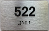 HOTEL ADA APARTMENT NUMBER 522 SIGN
