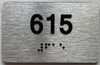ADA APARTMENT NUMBER 615 SIGN