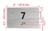HOTEL DIRECTIONAL SIGN APARTMENT NUMBER 7