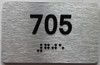 ADA APARTMENT NUMBER 705 SIGN