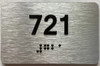 HOTEL ADA APARTMENT NUMBER 721 SIGN