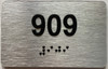 ADA APARTMENT NUMBER 909 SIGN
