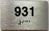 ADA APARTMENT NUMBER 931 SIGN