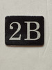 2B Floor Mailbox Number Compliance Sign
