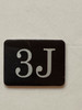 3J Floor Mailbox Number Compliance Sign