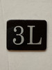 3L Floor Mailbox Number Compliance Sign
