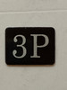 3P Floor Mailbox Number Compliance Sign
