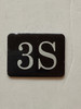 3S Floor Mailbox Number Compliance Sign
