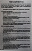 DOOR HPD NYC "FIRE SAFETY NOTICE"- FIRE PROOF BUILDING Safety Sign DOOR HPD NYC "FIRE SAFETY NOTICE"- FIRE PROOF BUILDING Safety Sign