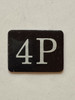 4P Floor Mailbox Number Compliance Sign