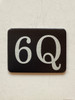 6Q Floor Mailbox Number Compliance Sign