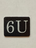 6U Floor Mailbox Number Compliance Sign