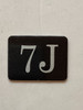 7J Floor Mailbox Number Compliance Sign