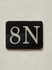 8N Floor Mailbox Number Compliance Sign