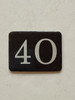 4O Floor Mailbox Number Compliance Sign