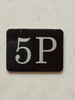 5P Floor Mailbox Number Compliance Sign