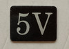 5V Floor Mailbox Number
