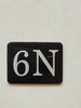 6N Floor Mailbox Number Compliance Sign