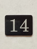 14th  Floor Mailbox Number Compliance Sign
