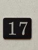 17th  Floor Mailbox Number Compliance Sign