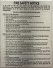Lobby -HPD FIRE SAFETY NOTICE - NON FIREPROOF  Dob Sign