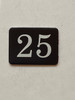 25th  Floor Mailbox Number Compliance Sign