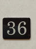 36th  Floor Mailbox Number Compliance Sign