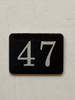 47th  Floor Mailbox Number Compliance Sign