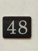 48th  Floor Mailbox Number Compliance Sign