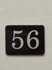 56th  Floor Mailbox Number Compliance Sign